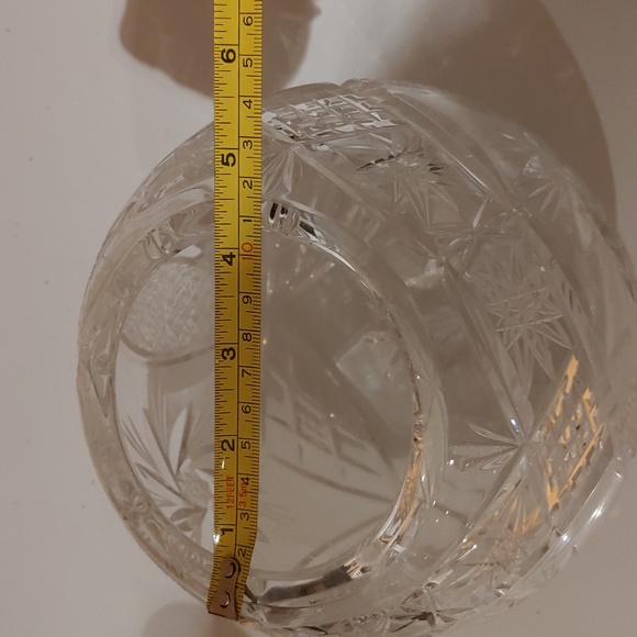 VTG Deep Cut Crystal Rose Bowl - Picture 5 of 6